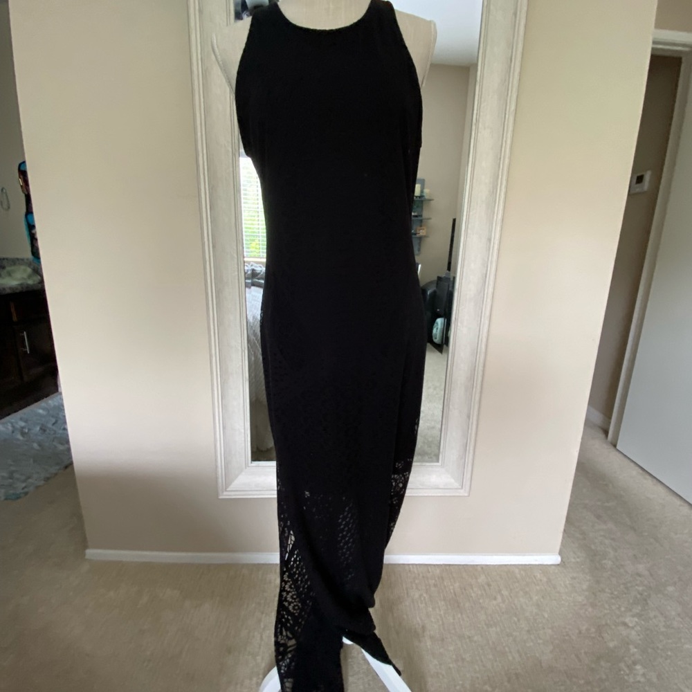 Little Black Lace Maxi